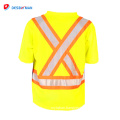 Customized new fashion high quality safety anti static reflective polo shirt